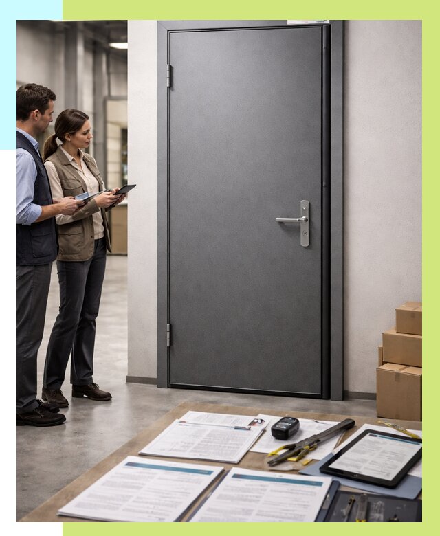 Сертификация противопожарных дверей в Петропавловске-Камчатском от 9325 р. | Алешин-Птк