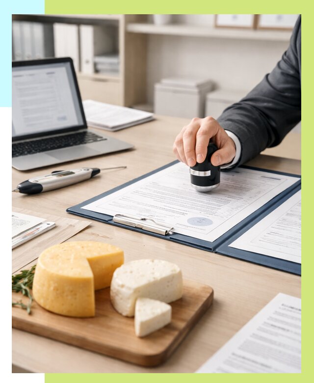 Сертификация сыров в Петропавловске-Камчатском от 15542 р | Сертификат на сыр Алешин-Птк