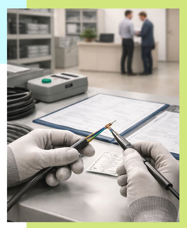 Сертификация провода в Петропавловске-Камчатском от 18650 р. в Алешин-Птк