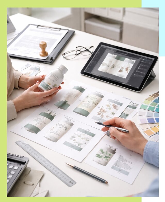 Профессиональная разработка дизайна и текста этикетки продукции в Петропавловске-Камчатском