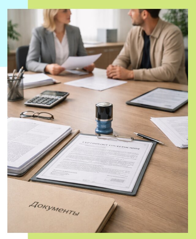 Сертификат соответствия на продукцию в Петропавловске-Камчатском от 15542 р.|Алешин-Птк