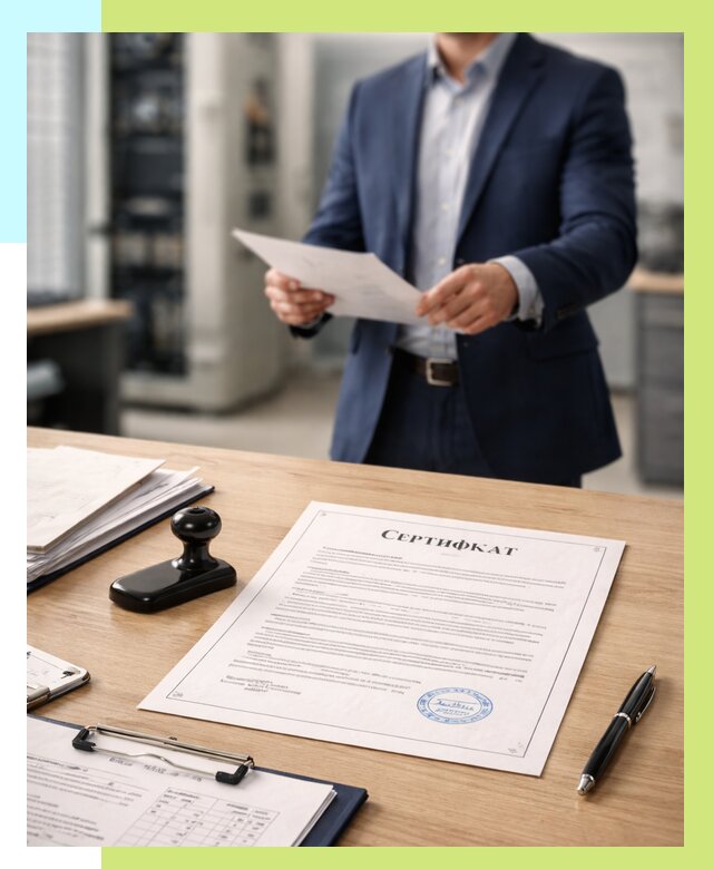 Сертификат на оборудование в Петропавловске-Камчатском от 15542 р. | Алешин-Птк