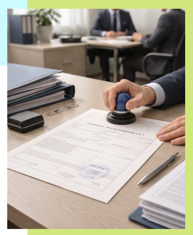 Сертификат происхождения СТ 1 в Петропавловске-Камчатском от 4662 р. | Алешин-Птк