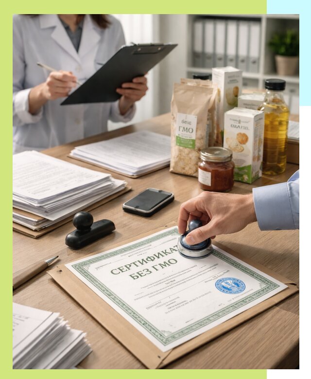 Получение сертификата Без ГМО для продукции в Петропавловске-Камчатском