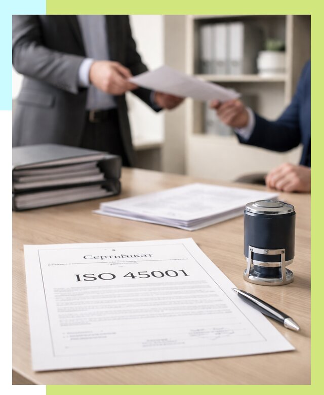 Сертификат ISO 45001 в Петропавловске-Камчатском под ключ от 46625 р. | Алешин-Птк