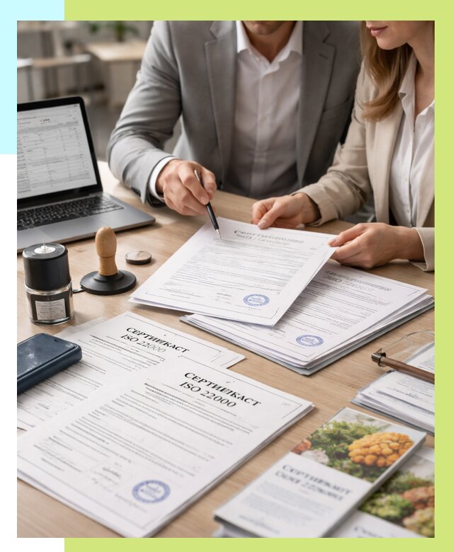 Сертификат ISO 22000 в Петропавловске-Камчатском от 41444 р. под ключ | Алешин-Птк